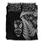 New Zealand Haka Rugby Maori Bedding Set Silver Fern Vibes - Black LT8 - Polynesian Pride