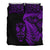 New Zealand Haka Rugby Maori Bedding Set Silver Fern Vibes - Purple LT8 - Polynesian Pride