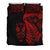 New Zealand Haka Rugby Maori Bedding Set Silver Fern Vibes - Red LT8 - Polynesian Pride