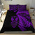 New Zealand Haka Rugby Maori Bedding Set Silver Fern Vibes - Purple LT8 - Polynesian Pride