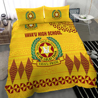 Tonga Vava'u High School Bedding Set Simple Style - Yellow LT8 - Polynesian Pride