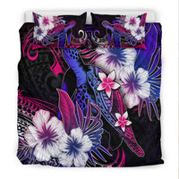 Polynesian Turtle Bedding Set With Hibiscus Color No.5 LT6 - Polynesian Pride