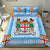 (Custom Personalised) Fiji Bedding Set Blue Style No.1 LT6 - Polynesian Pride