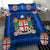 (Custom Personalised) Fiji Bedding Set Blue And Black Style No.1 LT6 - Polynesian Pride