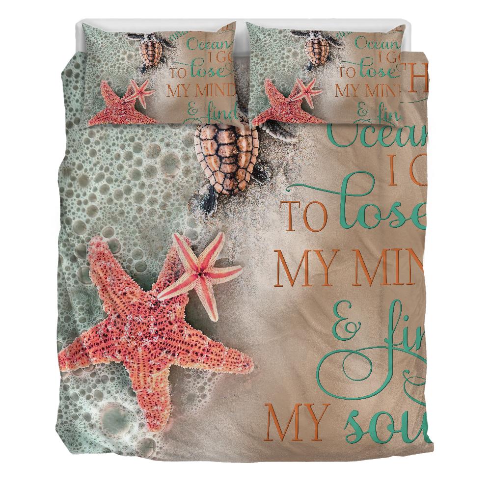 Hawaii Turtle Starfish Beach Bedding Set - Ocean Lovely - AH - Polynesian Pride