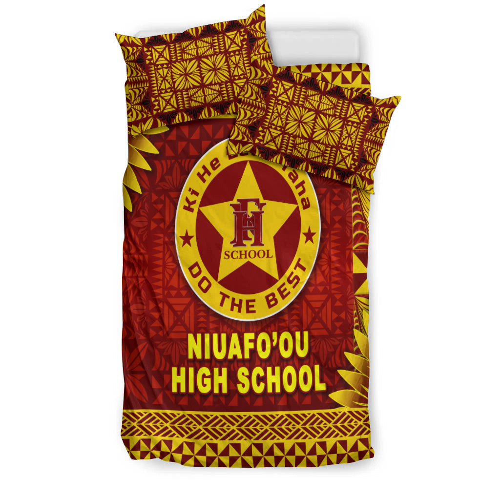 Tonga Niuafo'ou High School Bedding Set Simplified Version LT8 - Polynesian Pride
