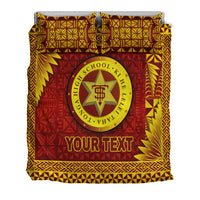 (Custom Personalised) Tonga High School Bedding Set Simplified Version LT8 - Polynesian Pride