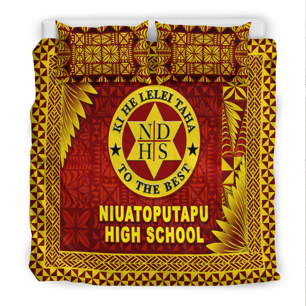 Tonga Niuatoputapu High School Bedding Set Simplified Version LT8 - Polynesian Pride
