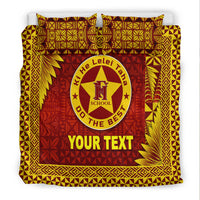 (Custom Personalised) Tonga Niuafo'ou High School Bedding Set Simplified Version LT8 - Polynesian Pride
