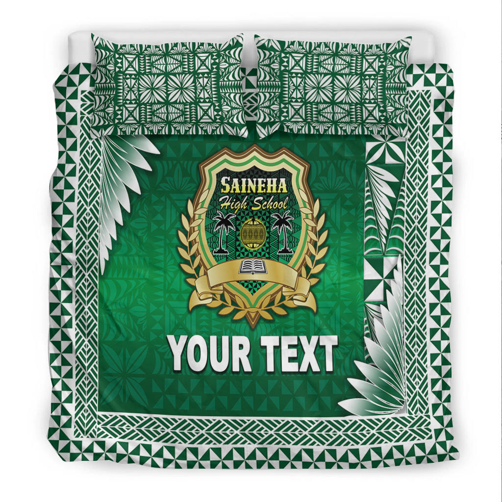 (Custom Personalised) Tonga Saineha High School Bedding Set Simplified Version LT8 - Polynesian Pride
