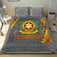 Tonga Vava'u High School Bedding Set Simplified Version - Grey LT8 - Polynesian Pride