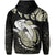 Hawaii Polynesian Aumakua Hammerhead Shark Hoodie Cloud Style Beige - Polynesian Pride