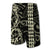 Hawaii Kakau Polynesian Kanaka Board Shorts - Beige - Snapy Style - Polynesian Pride