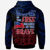Samoa Zip Hoodie Polynesian Patterns Home Style - Polynesian Pride