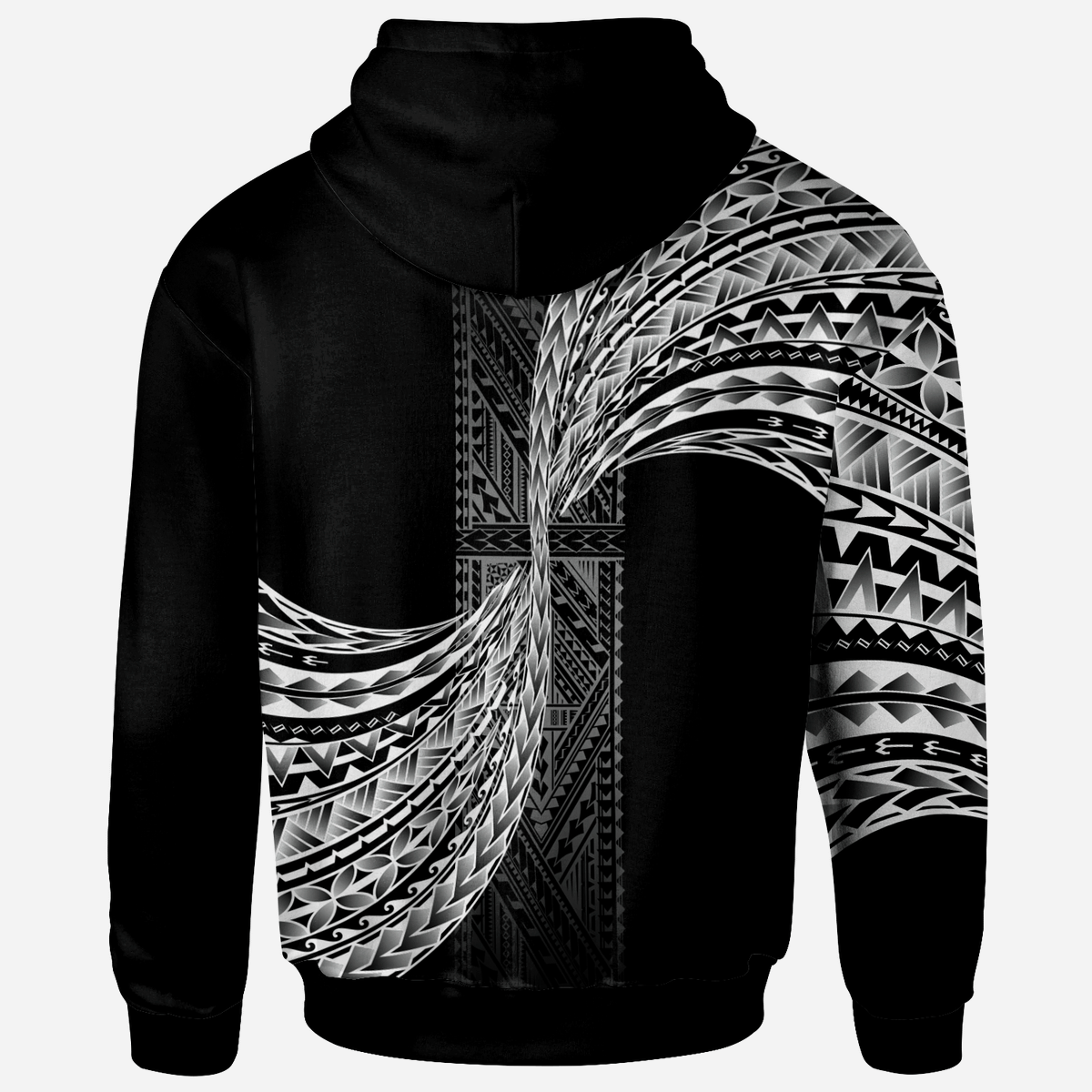 Polynesian Zip Hoodie Polynesian Patterns - Polynesian Pride