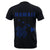 Hawaii Kakau Turtle Map T Shirt Blue - Polynesian Pride