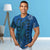 Vanuatu Custom T Shirt Polynesian Phoenix Bird, Fairytales Bird Blue - Polynesian Pride