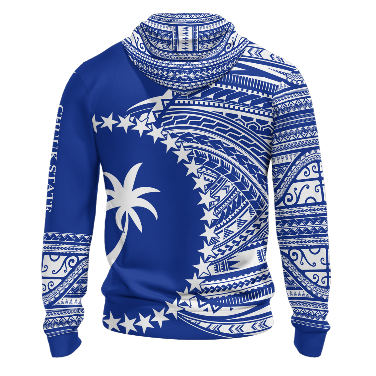 Chuuk Hoodie Micronesia Patterns With Coat of Arms - Polynesian Pride
