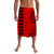 Kakau Polynesian Tribal Red Lavalava LT13 Red - Polynesian Pride