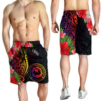 Northern Mariana Islands Men's Shorts - Tropical Hippie Style - Polynesian Pride
