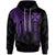 Wallis and Futuna Custom Hoodie Polynesian Wings Purple Unisex Purple - Polynesian Pride