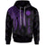 Nauru Custom Hoodie Polynesian Wings Purple Unisex Purple - Polynesian Pride