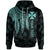 Wallis and Futuna Custom Hoodie Polynesian Wings Turquoise Unisex Turquoise - Polynesian Pride