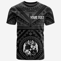 Tonga Custom T Shirt Tonga Seal With Polynesian Tattoo Style (Black) Unisex Black - Polynesian Pride
