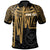 Hawaii Custom Polo Shirt Kanaka Maoli With Polynesian Pattern In Heartbeat Style (Gold) Unisex Gold - Polynesian Pride