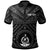 Vanuatu Custom Polo Shirt Vanuatu Seal With Polynesian Tattoo Style Unisex Black - Polynesian Pride