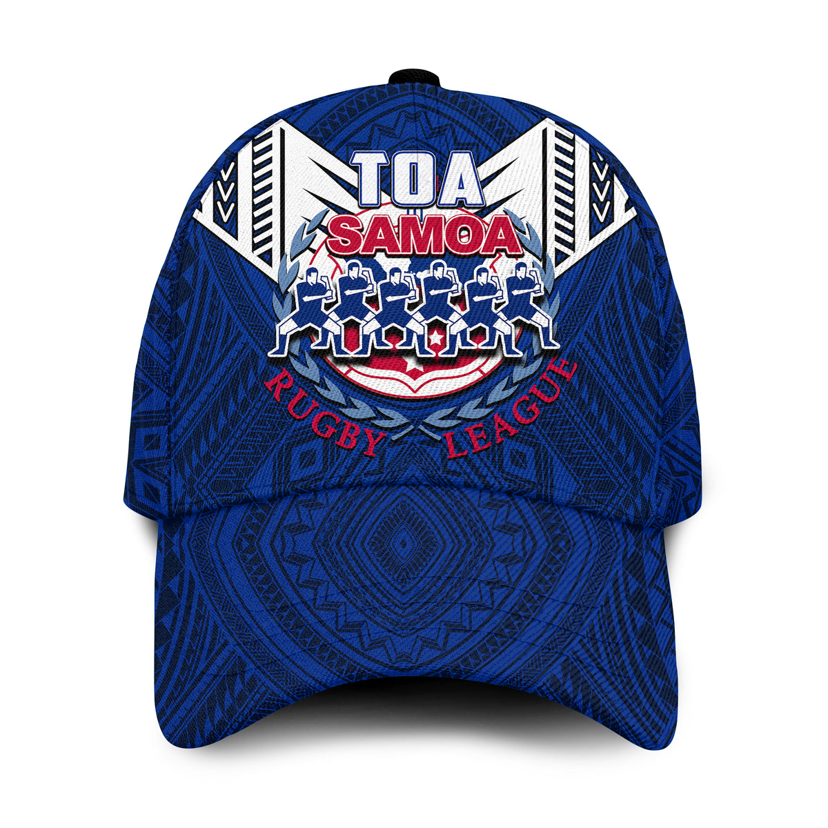 Toa Samoa Rugby Classic Cap Siva Tau Jersey LT6 Classic Cap Universal Fit Blue - Polynesian Pride
