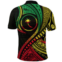 Chuuk Polo Shirt Federated States of Micronesia Reggae Wave Style LT9 - Polynesian Pride