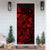 Chuuk Door Cover Turtle Hibiscus Red - Polynesian Pride