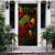 Chuuk Door Cover Turtle Hibiscus Reggae Reggae - Polynesian Pride