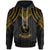 Chuuk Hoodie Polynesian Armor Style Gold Unisex Gold - Polynesian Pride