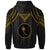 Chuuk Hoodie Polynesian Armor Style Gold - Polynesian Pride