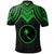 Chuuk Custom Polo Shirt Polynesian Armor Style Green - Polynesian Pride