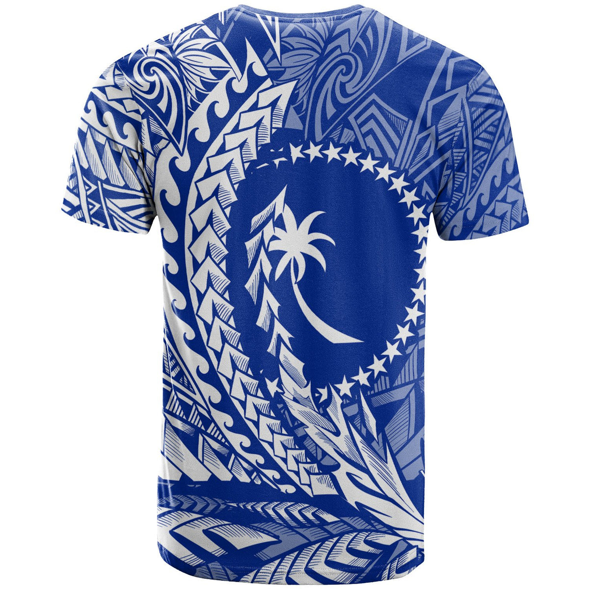 Chuuk State T Shirt Custom Wings Style Flag Color - Polynesian Pride