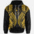 Chuuk Hoodie Micronesian Lion Head Gold Style Unisex Gold - Polynesian Pride