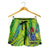 Cook Islands Women Short Artsy Style - Green LT9 Women Green - Polynesian Pride