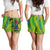 Cook Islands Women Short Artsy Style - Green LT9 - Polynesian Pride