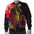 Cook Islands Men's Bomber Jacket - Tropical Hippie Style - Polynesian Pride