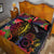 Cook Islands Quilt Bed Set - Tropical Hippie Style - Polynesian Pride