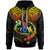 Cook Islands Custom Hoodie Lizard Good Chest Unisex Reggae - Polynesian Pride