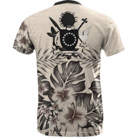 Cook islands T Shirt The Beige Hibiscus No - Polynesian Pride