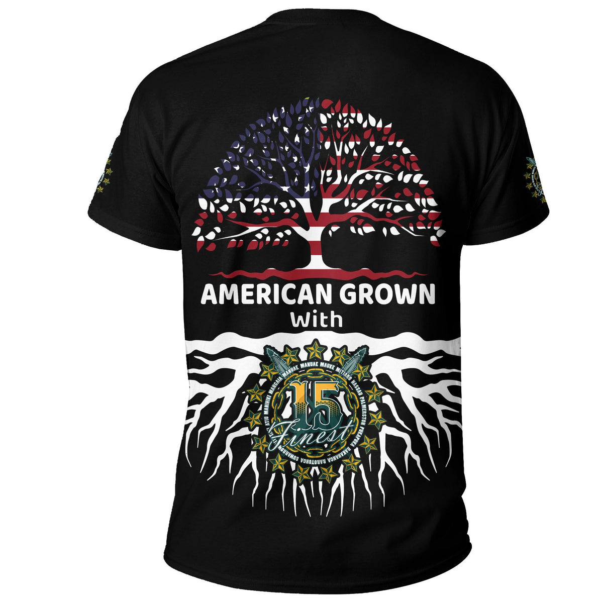 Cook Islands T Shirt American Roots - Polynesian Pride