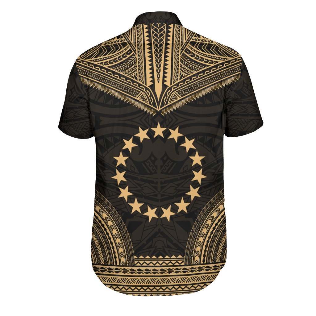Cook Islands Polynesian Chief Shirt - Gold Version - Polynesian Pride