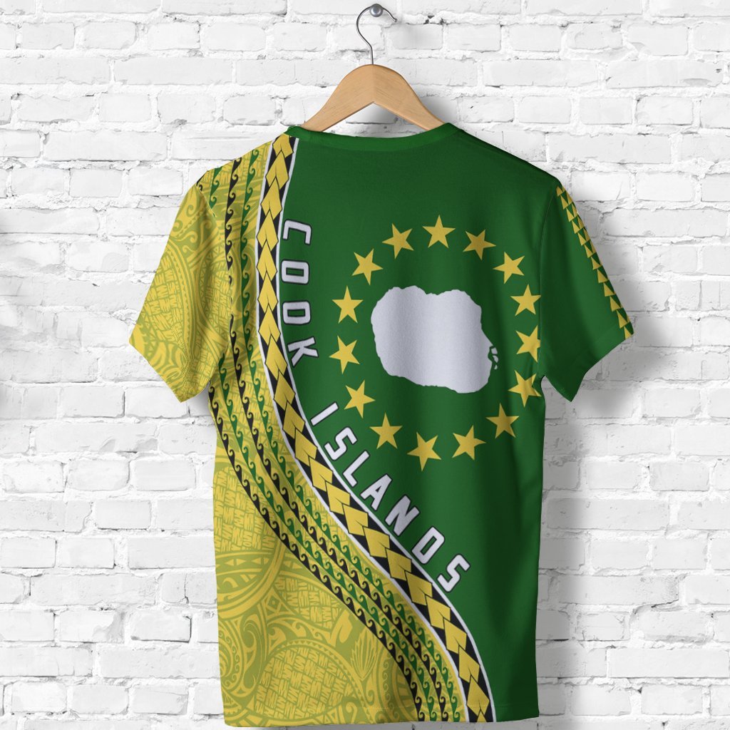 Cook Islands T Shirt Kuki Arirani Flag Map Generation Iv K6 - Polynesian Pride