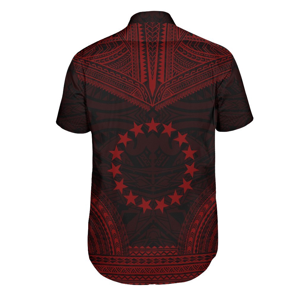 Cook Islands Polynesian Chief Shirt - Red Version - Polynesian Pride