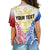 Philippines Personalised Cross Shoulder Shirt Filipino Sun with Eagle LT7 - Polynesian Pride